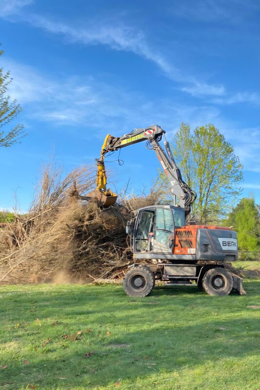 Grünschnitt entsorgen Kevelaer: Container für Gartenabfälle